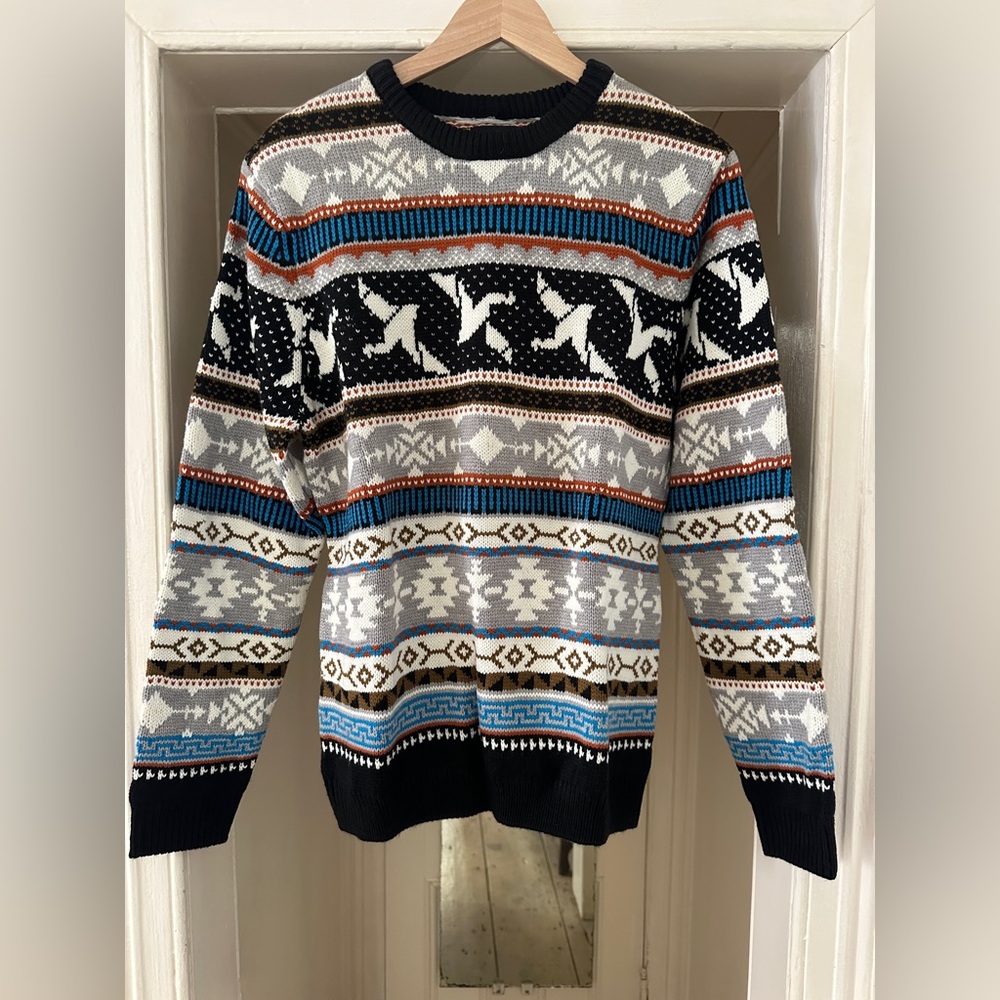 ASOS Men's Multicolor Patterned Sweater sz M